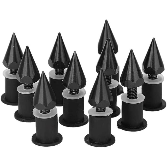 Yazoeia Wind Screen Spike ,Windshield M5 Screws Nuts Fit for Motorcycle Modification(black) CJC912-139971