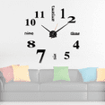 thumbnail image 1 of Reloj de pared 3D JustClick MX grande Silencioso, 1 of 8