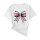 thumbnail image 1 of Camisas de Manga Corta para las Mujeres Moda Casual Impresión Cuello Redondo Suéter Tee Blusas, 1 of 5