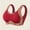 Red, variant on YHAJDS Women's Jelly Bra Wireless Push Up Two Tone Lace Breathable Daily