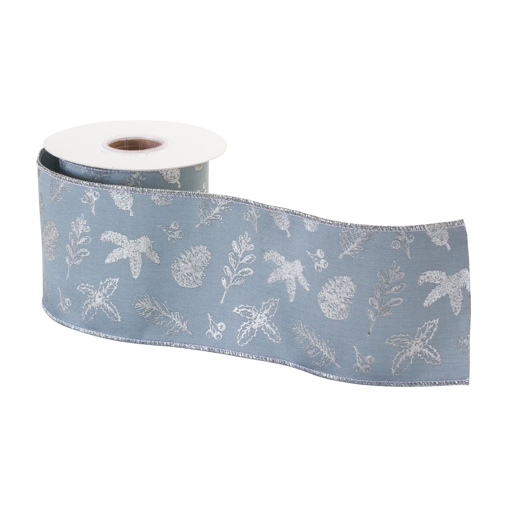 4" x 10 Yds. Ribbon Wired Polyester