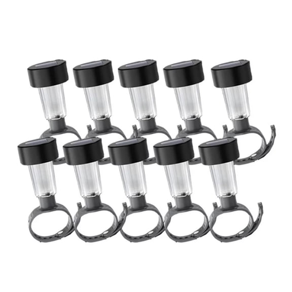 10 Pack Solar LED Pool Lights, IP Waterproof Color Changing Outdoor Lamp for Swimming Pool, Fence, Yard & Garden Decor