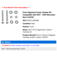 thumbnail image 2 of Front Alignment Caster Camber Kit - Compatible with 2007 - 2009 Mercedes-Benz CLK550 2008, 2 of 3