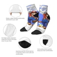 thumbnail image 5 of Lsque Mario Printed Crew Socks, Moisture-Wicking Socks, Athletic Socks for Men Breathable Cushion Socks Casual Sport Socks for Running Traveling, 5 of 6