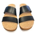 thumbnail image 2 of Reef Women's Cushion Vista Hi Slip On Two-Strap Chunky Sole Sandal (Black, 6), 2 of 6