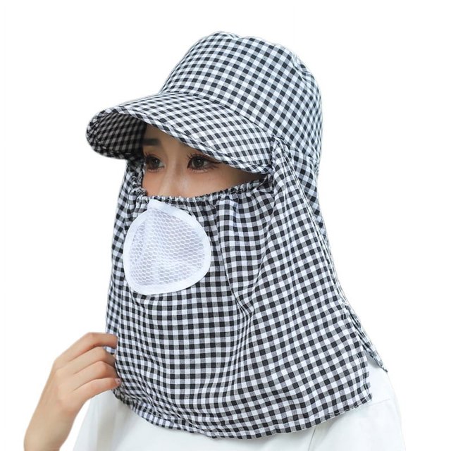 Sombrero de mujer, sombrero para el sol, protector solar para exteriores, protección UV, ciclismo, secado rápido, trabajo agrícola, sombrero para el sol, sombrero para el frío, sombrero para el té
