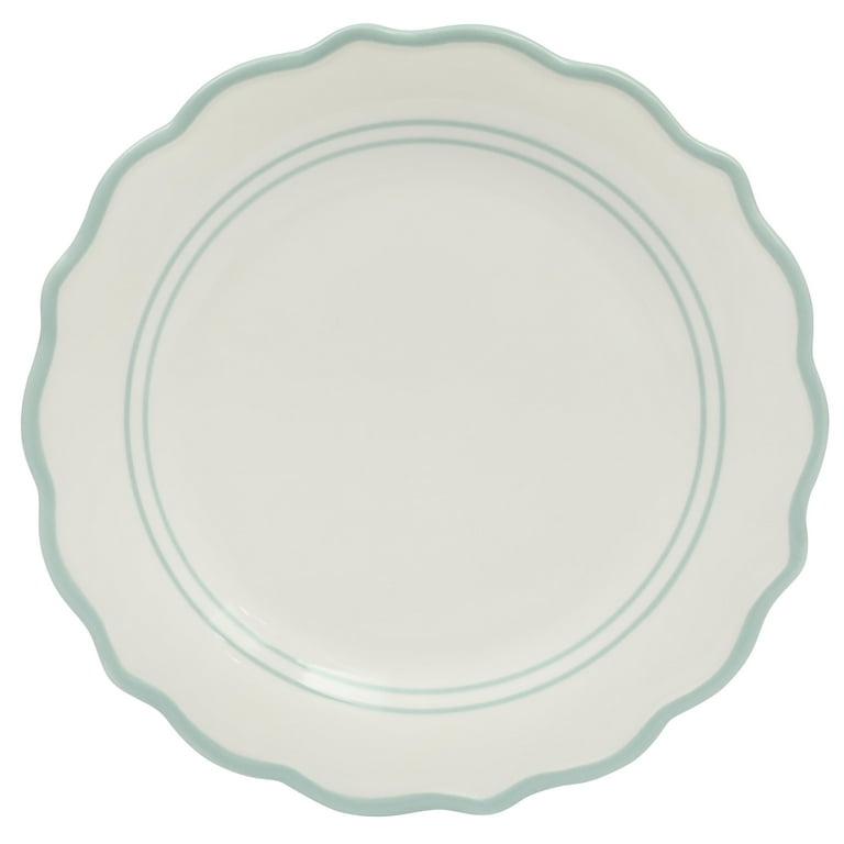 The Pioneer Woman Ainsley 12-Piece Dinnerware Set, Sage Blue photo 4
