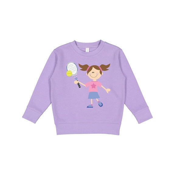 Inktastic Tennis Girl Toddler Sweatshirt