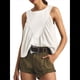 thumbnail image 3 of Camisetas Sin Mangas Tipo Babydoll con Peplum para Mujer, Camisetas Holgadas de Verano, Blusas Casuales con Frunces y Fluidas S, 3 of 10