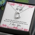 thumbnail image 2 of To My Wife You Are My Everything Forever Necklace w Message Card, 2 of 20