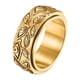 thumbnail image 5 of Guardurnaity Anillo de banda grabado en capas aniversario de boda nudillo pareja hombres joyería marido novios accesorios de vacaciones Type5 NO5, 5 of 6
