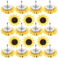 thumbnail image 3 of 40 Pcs Punaises en Liège Tournesol Punaises de Pouce Décoratives, 3 of 9