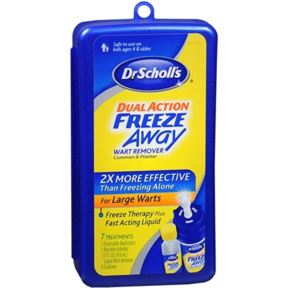Dr. Scholl's Dual Action Freeze Away Wart Remover 7 Each (Pack of 6