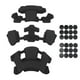 thumbnail image 2 of Acolchado para casco material de esponja de 2 capas Diseño de 3 piezas Casco Almohadillas universales Peso ligero con 24 ganchos y bucles para mujeres para montar ANGGREK Otros, 2 of 8
