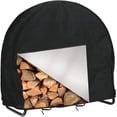 thumbnail image 2 of 40 Inch Firewood Log Hoop Cover, Heavy Duty 210D Oxford Outdoor Waterproof Round Log Rack Cover,Round Firewood Rack Cover, 2 of 5