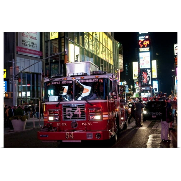 Great BIG Canvas | Rolled Erin Berzel Poster Print entitled Pride of Midtown I