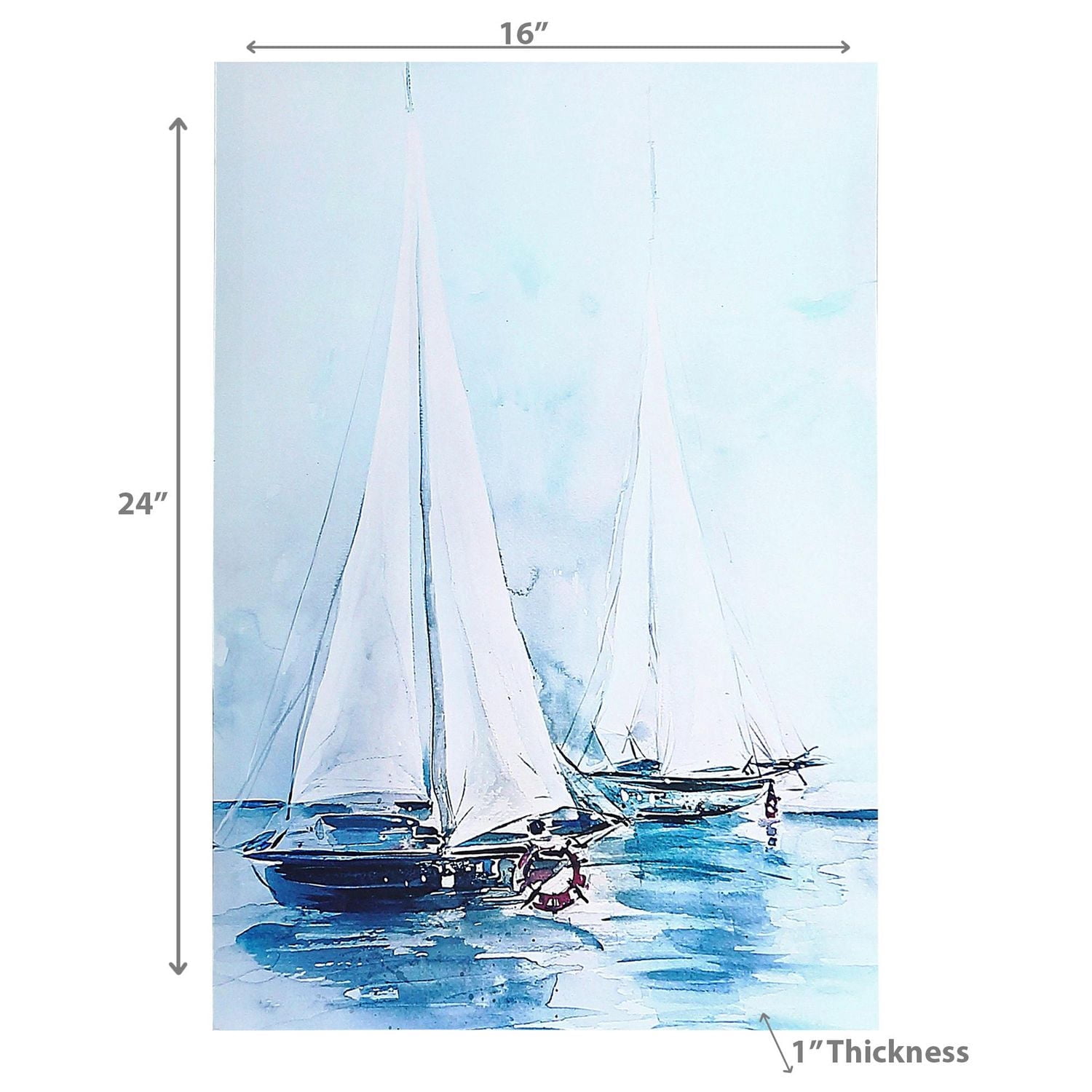 IH Casa Decor Toile Murale Art Voiliers