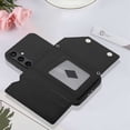 thumbnail image 3 of Mantto for Samsung Galaxy S23 FE Wallet Case, Double Magnetic Clasp Back Flip Kickstand with RFID Blocking Credit Card Holder Folio Durable Leather Phone Cases for Women Men Girls,Black, 3 of 8