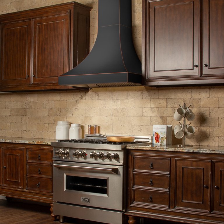 ZLINE 30 Designer Series Oil-Rubbed Bronze Wall Range Hood (8632B-30) -  Walmart.com
