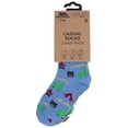 thumbnail image 2 of Trespass Boys Casual Socks Camping - Mid Length, Comfort Fit, Ribbed Cuff, Patterned, 2 Pair Pack, Knitted, 64% Cotton 34% Polyester 2% Elastane, 2 of 2