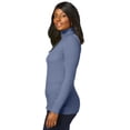 thumbnail image 4 of Jessica London Women's Plus Size Ribbed Cotton Turtleneck Sweater, 4 of 5