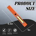 thumbnail image 2 of HIBIBUD Small Flashlight,Cob Work Light Flashlight Battery Powered,Abs Material Small Flashlights,Orange, 2 of 7