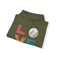 thumbnail image 4 of Baseball Player Coach Lover Hoodie Gifts Hooded Sweatshirt Pullover Shirt, 4 of 4