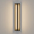 thumbnail image 2 of 27 Inch Long Aluminum Modern LED Outdoor Wall Lights 2900K, Slim Linear Black Exterior Lighting Fixtures Wall Mount IP65 Waterproof Outside Sconce Light for House Garage Front Porch Patio, 2 of 7