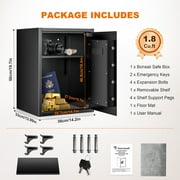 Bonsaii 1.8 Cubic Feet Safe Box Electronic Security Document Home Safe with Digital Keypad