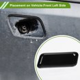 thumbnail image 3 of Front Left Side Bumper Headlight Washer Nozzle Cover Cap for Toyota Land Cruiser 2016-2021 Black Bumper Trim Nozzle Cover 1 Pc, 3 of 7