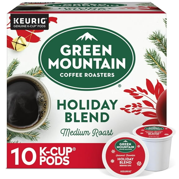 Green Mountain Coffee Roasters Holiday Blend Coffee, Keurig Single Serve K-Cup Pods, 10 count