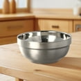 thumbnail image 3 of 1pc Stainless Steel Bowls Double Layer Insulation Deep Dish Tableware Kitchen Tools And Gadgets For Salad Rice Sauce, 3 of 11