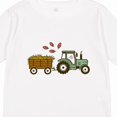 thumbnail image 4 of Inktastic Tractor and Hay Wagon Boys or Girls Long Sleeve Toddler T-Shirt, 4 of 5