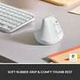 thumbnail image 3 of Logitech Lift Ergo Office Vertical Optical Bluetooth, USB Optical Mice, White, 3 of 11