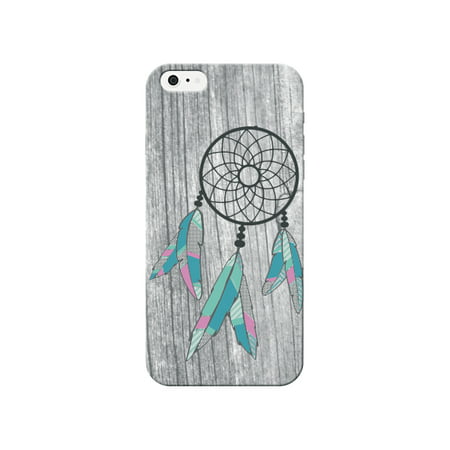 Dreamcatcher Turqouise Blue Pink Feathers Wood Pattern Print Design Phone Case for the Apple Iphone 5 / 5s - Fashion