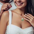 thumbnail image 3 of Iumwxz Hollow Alloy Aromatherapy Essential Oil Diffuser Necklace Box Pendant, 3 of 5
