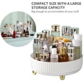 thumbnail image 3 of Makeup Perfume Organizer, 360 Degree Rotating Lazy Susan Cosmetic Desk Storage Lotions Display Case Round Tray with Large Capacity, for your Jewelry, 3 of 3