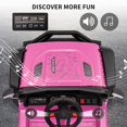 thumbnail image 4 of Bingirl Kids Electric Vehicles Car W/Parent Remote Control, 3 Speeds 5MPH Max Speed, Spring Suspension, LED Lights, Music, Kids Electric Ride On Car, 4 of 9
