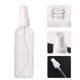 thumbnail image 5 of 4 botellas de spray de 100 ml vacías de plástico transparente para viaje, para maquillaje, cosméticos, atomizadores (con 1 embudo), 5 of 6