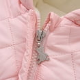 thumbnail image 6 of Caqnni Baby Boys' Bunting Toddler Little Girls Zipper Fuzzy Hooded Romper Jumpsuit Coat Sweatshirt Bodysuit Jumpsuit (D,Pink), 6 of 8