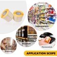 thumbnail image 2 of 1,000 (2 rolls x 500 labels/roll) Self Adhesive Address Labels, Cuisin Labels 100x100mm, Perforated, 2 of 5