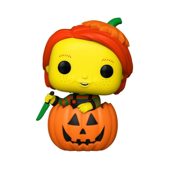Chucky con Calabaza Vintage Funko Pop Good Guy Chucky 3.7 pulgadas 9.5 cm