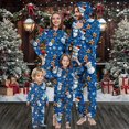 thumbnail image 2 of Penkiiy Family Matching Christmas Pajamas Set One Piece Striped Hooded Sleepwear Santa Claus Elf Onesie Outfit 6 Months Multicolor, 2 of 6