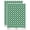 Dark Green, variant on Letter V Uppercase Fun Bold Font 200+ Round Stickers - Light Blue - Gloss Finish - 0.50" Size