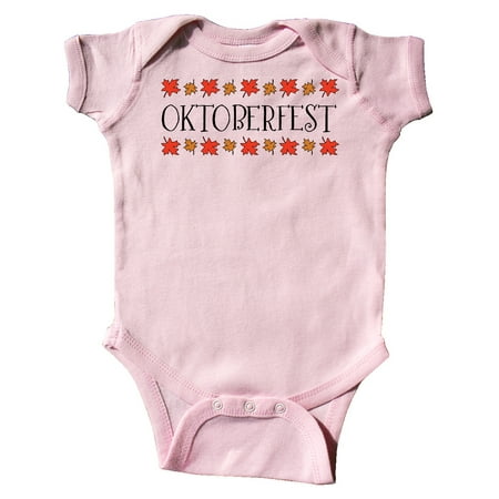 

Inktastic Oktoberfest with Orange Leaves Gift Baby Boy or Baby Girl Bodysuit