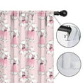 thumbnail image 4 of Blackout Kids Curtains,Doodle Poodle Image Childrens Insulated Curtains Set Of 2,Bedroom Essentials,Toddler Room Decor 42x54in(106x137cm), 4 of 4