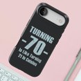 thumbnail image 3 of DistinctInk MagSafe Tough Case for iPhone 17 Air (6.7") - Turning 70 is Like Turning 21 in Celsius - Shockproof Drop Protection MagSafe Compatible Cover, 3 of 11