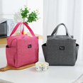 thumbnail image 5 of Adult Children Storage Thickened Lunch Box Portable Lunch Bag Grey, 5 of 5