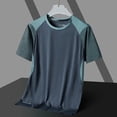 thumbnail image 2 of Mens T-Shirts Short Sleeve Pack Crew Neck Casual Shirt Vintage Undershirt Tee Tops Bulk Summer Casual Plain Short Sleeve (Grey,XXXL), 2 of 4