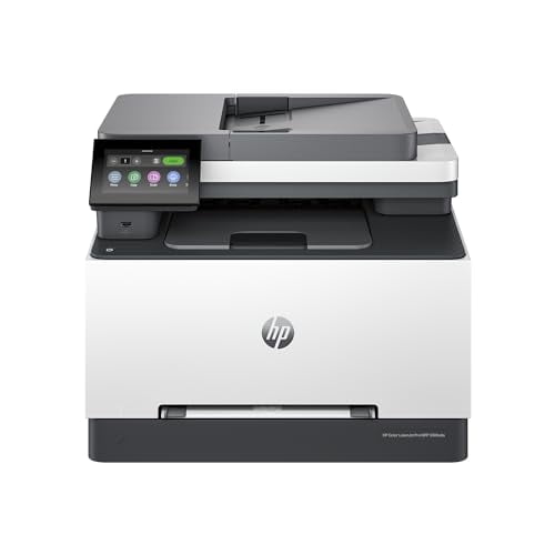 Impresora láser color multifunción inalámbrica HP Color Laserjet Pro MFP 3301sdw, escáner y fotocopiadora, ideal para la oficina (499Q3F)